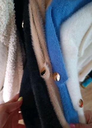 Альпака 💙 пальто 💙 50 48 46 44 42 р джинс синий кардиган кофта размеры пальто плащ шерсть длинная ангора вискоза женский р женская куртка теплая10 фото