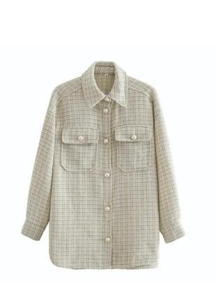 Твидовая рубашка