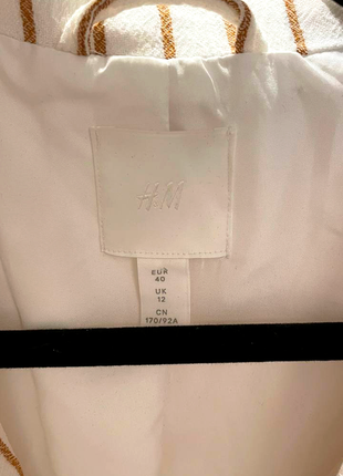 Піджак h&m в смужку7 фото