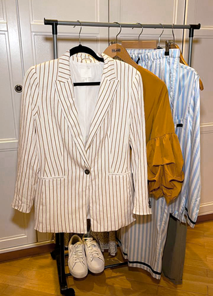 Піджак h&m в смужку4 фото
