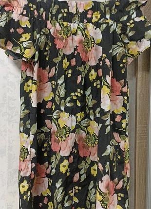 Воздушное цветочное платье 3