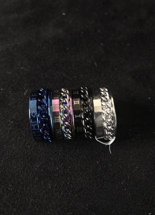 Каблочка с цепью (унисекс)/кольцо с цепью