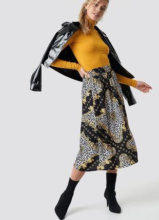 Гарна жіноча спідниця міді na-kd. юбка юпка