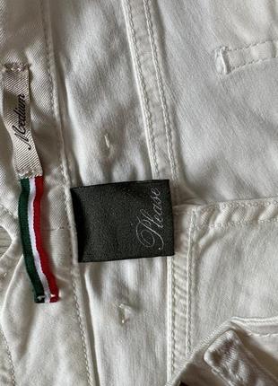 Стильні білі джинси штани8 фото
