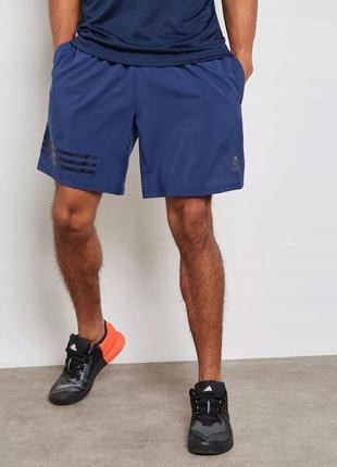 Чоловічі спортивні шорти adidas з лампасами climacool dri fit swoosh