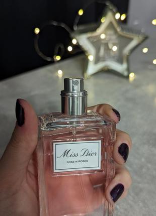 Miss dior rose n'roses dior туалетна вода для жінок 50 ml оригінал6 фото