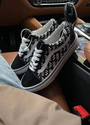 Мужские кеды vans old skool black white 40-41-42-43-449 фото