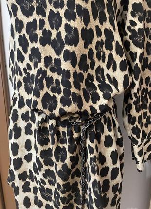 Сукня блуза леопардова6 фото