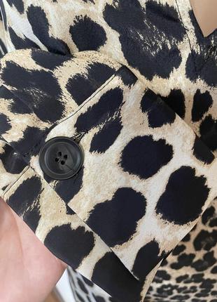 Сукня блуза леопардова4 фото