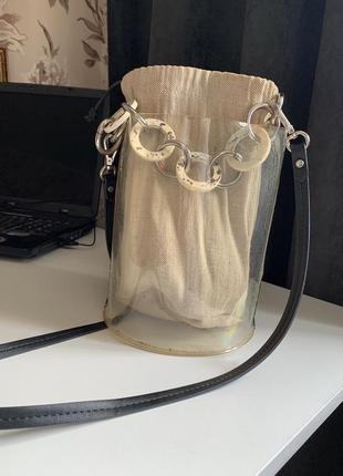 Сумочка zara прозора