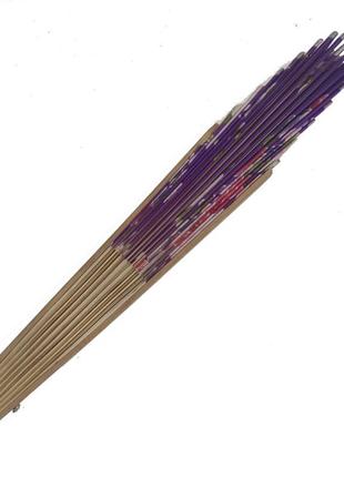 Веер женский складной фиолетовый с цветами (c0855)4 фото