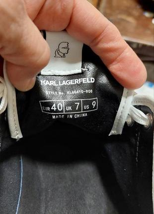 Кеды кеди кроссовки karl lagerfeld 38-39, 39-40 р. оригинал8 фото