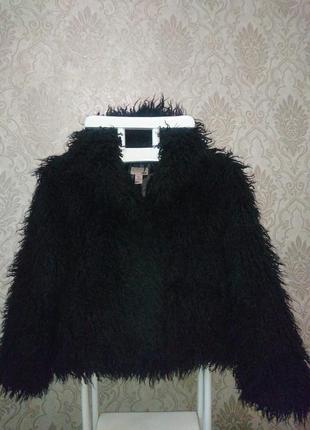 Шуба. вкорочена шуба h&amp;m.