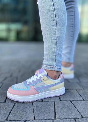 Цветные кроссовки в сеточку🔥