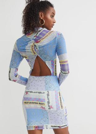 Платье с открытой спиной h&m