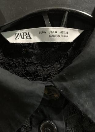 Дуже крута, стильна блуза сорочка zara гіпюр6 фото