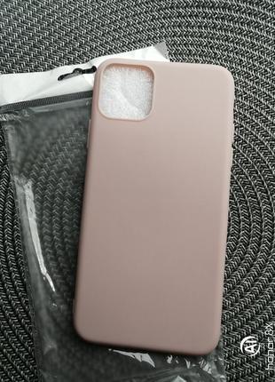 Чехол на iphone 11 pro max powder pink