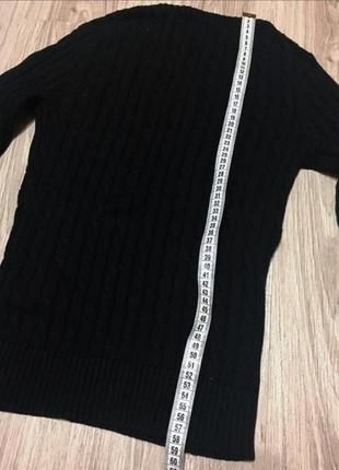 Джемпер пуловер свитер с косами резинка по фигуре6 фото