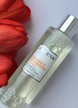 Тонік для обличчя «максимальне сяйво», 200 мл avon /ейвон