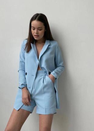 Піджак oversize + шорти - бермуди