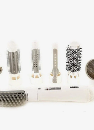 Стайлер 7 в 1 hot air styler rozia hc-8110 для різних типів волосся з функціями надання об’єму, випрямлення