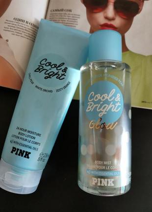 Парфумований зволожуючий спрей та лосьен для тіла від victoria's secret pink