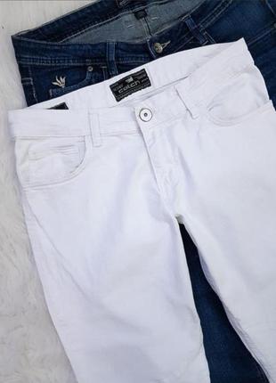Стильные белые джинсы3 фото
