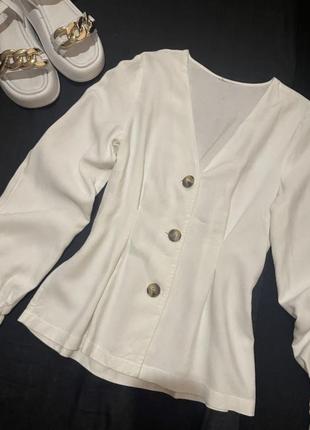 Белая блузка ❗️sale❗️4 фото