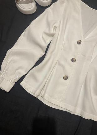 Белая блузка ❗️sale❗️5 фото