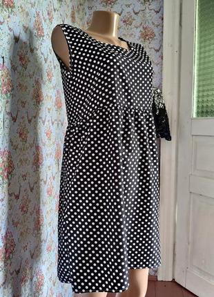 Стильне платтячко в горошок