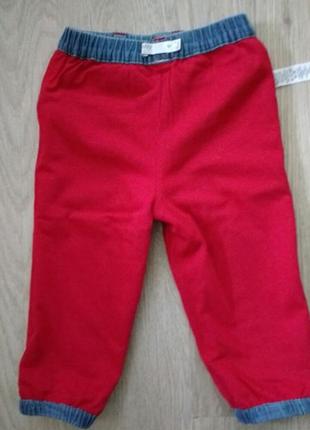 Очень миленькие и удобные джинсы для малышки m&co. 12-18 месяцев.5 фото