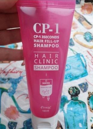 Відновлюючий шампунь для гладкості волосся esthetic house cp-1 3 seconds hair fill-up shampoo