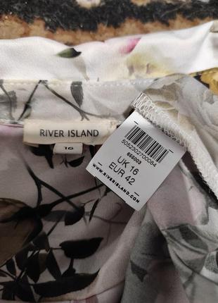 Рубашка с нежным цветочным принтом от бренда  river island7 фото