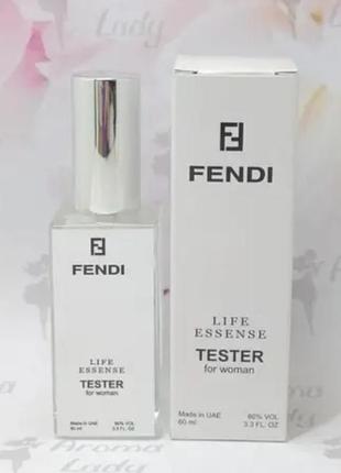 Парфюмированная вода тестер мужской fendi life essence (фенды лайф эссенс) 60 мл