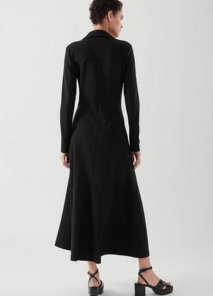 Платье с длинным рукавом на молнии cos