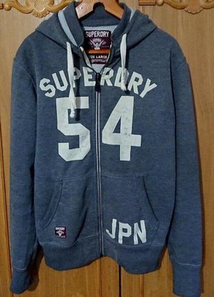 Худи толстовка кофта с капюшоном superdry , l