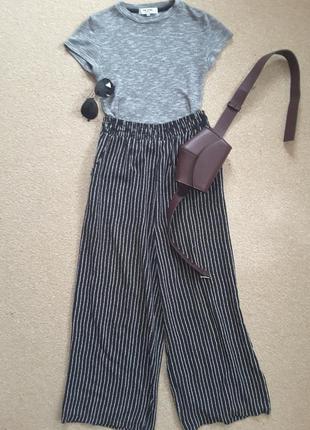 Кюлоты в полосочку.