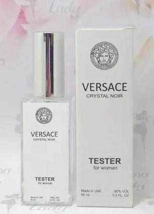 Парфюмированная вода тестер женский versace crystal noir (версачий крестал ноир) 60 мл