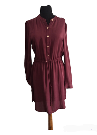 Платье бордовое , шёлк 💯