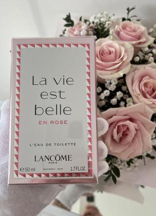 Аромат lancome la vie est belle en rose