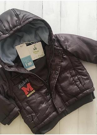 Куртка на мальчика disney демисезонная с капюшоном