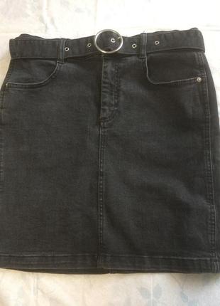 Юбка женская   джинс разм 42 denim1 фото