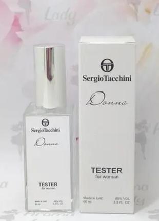 Парфумована вода тестер жіночий sergio tacchini donna (серхіо тачини донна) 60 мл