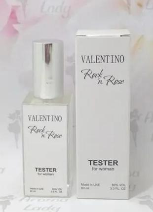 Парфумована вода тестер жіночий valentino rock 'n rose (валентино рок ен роуз) 60 мл1 фото