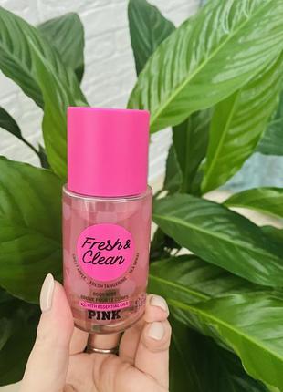 Мини-спрей fresh &amp; clean от victoria’s secret pink