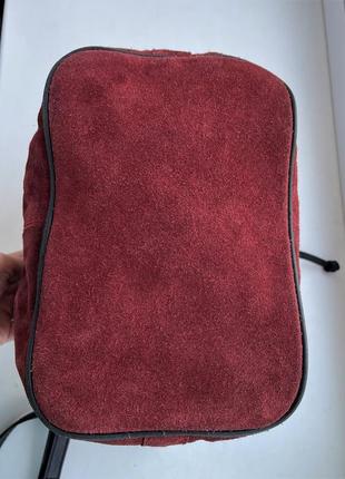 Кожаная сумка мешок mango замшевая,  натуральная кожа шоппер7 фото