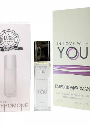 Pheromine formula emporio armani in love with you женский 40 мл