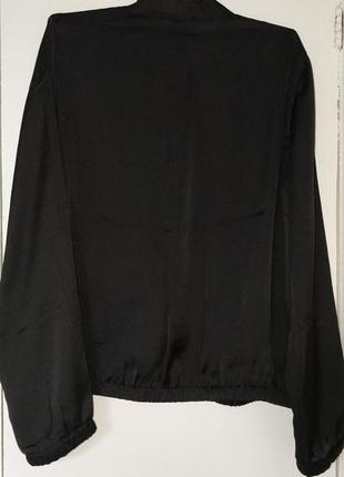 Новая женская тонкая чёрная летняя куртка ветровка пиджак накидка new yorker5 фото