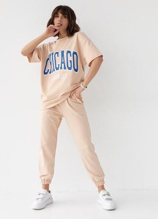 Спортивный костюм с футболкой и джоггерами chicago