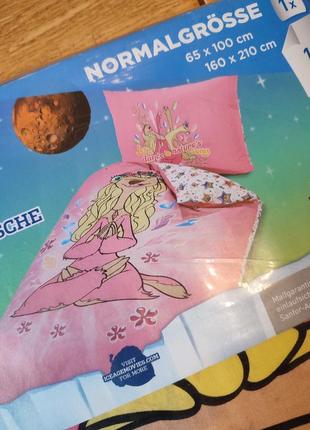 Постельное для девочки, двухстороннее постельное белье, розовое постельное, постельное детское2 фото